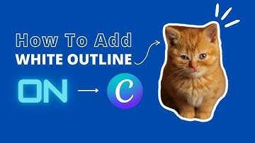 How To Add White Outline To An Image In Canva - Easy Canva Tutorial