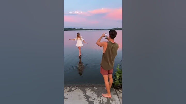 I made her walk on water for this photo… 💦🤯 shot w/ #oneplus10pro #oneplus #photography #photo