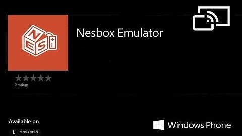 Nesbox Emulator On Windows Phone