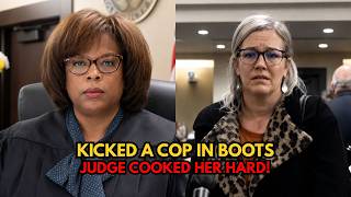 Judge SLAMS Woman Who Kicked Officer in Steel-Toed Boots During Meltdown!