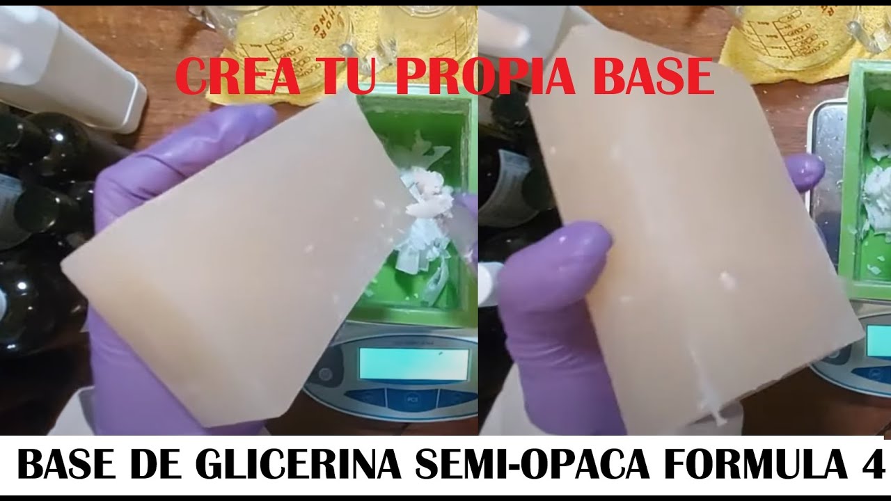 BASE DE GLICERINA SEMI-OPACA | FORMULA 4