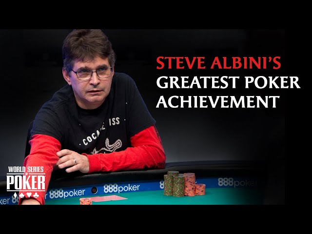 World Series of Poker 2018 - $1,500 7-Card Stud Final Table with Steve Albini