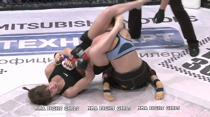 Female MMA Fighters Victoria Litvinova VS Anastaci...