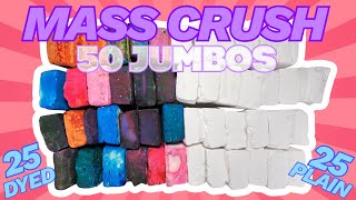 MASS CRUSH | 50 BLOCKS | DYED \u0026 FRESH JUMBO GYM CHALK BLOCKS
