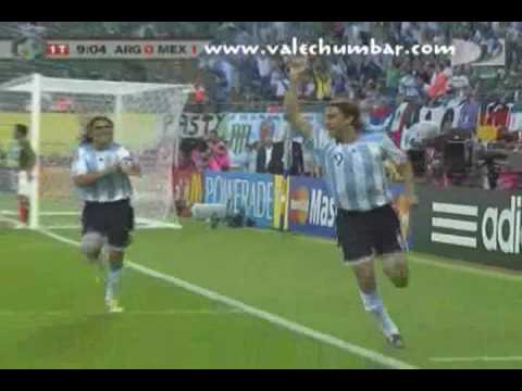 Goles Argentina - México