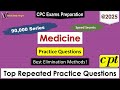 CPT Medicine Practice Questions Part 1