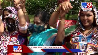 Telangana Governor special dance @ Bandaru Dattatreya 'Alai Balai' - TV9
