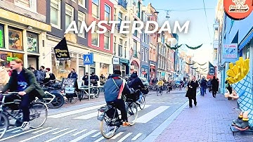 Real Amsterdam City Walk in 4K | Picturesque Haarlemmerbuurt POV