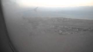 Landing in Hurghada on board Ural Airlines December 2012