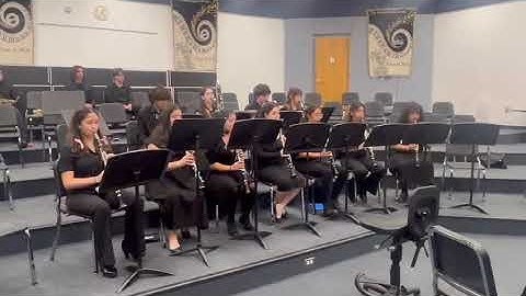 2024 03/21 State S & E Performance - Trepak Arr. Conley - Clarinet Choir led by Diego Luengo