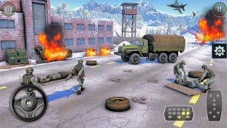 offroad Army Truck Driving game || 🪖 Army Truck Driver Simulator 3D - Android Gameplay screenshot 3