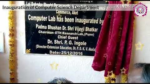 Dr.Vijay Bhatkar (Father of Indian Supercomputer) in LBSD
