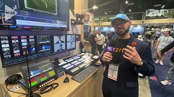 InfoComm 2025: Vizrt Demos TriCaster Vizion and Viz Connect Audio for Streaming