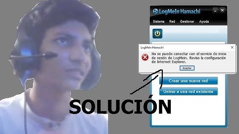 ¿Cómo solucionar el error de Internet Explorer al iniciar sesión en HAMACHI?
