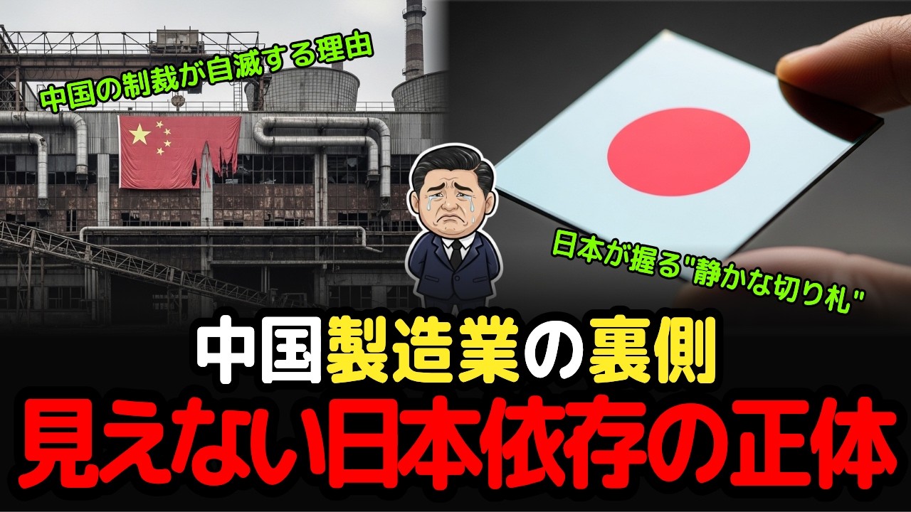 スッキリ解説、中国は本当に日本なしで成長できるのか？製造業の心臓部に埋め込まれた日本技術の全貌