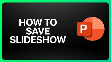 How To Save Slideshow In PowerPoint Tutorial