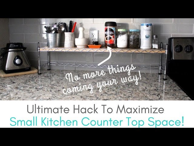 The Extension Hack That Adds Serious Countertop Space To Your Small Kitchen