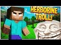 PRETENDING THAT THERE'S A GHOST IN THE HOUSE (Minecraft Trolling)