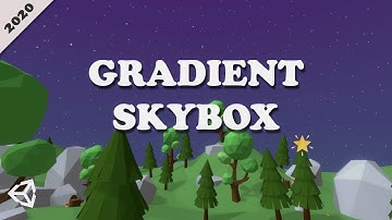 How to make a Gradient Skybox with Stars in Unity | Shader Graph Unity