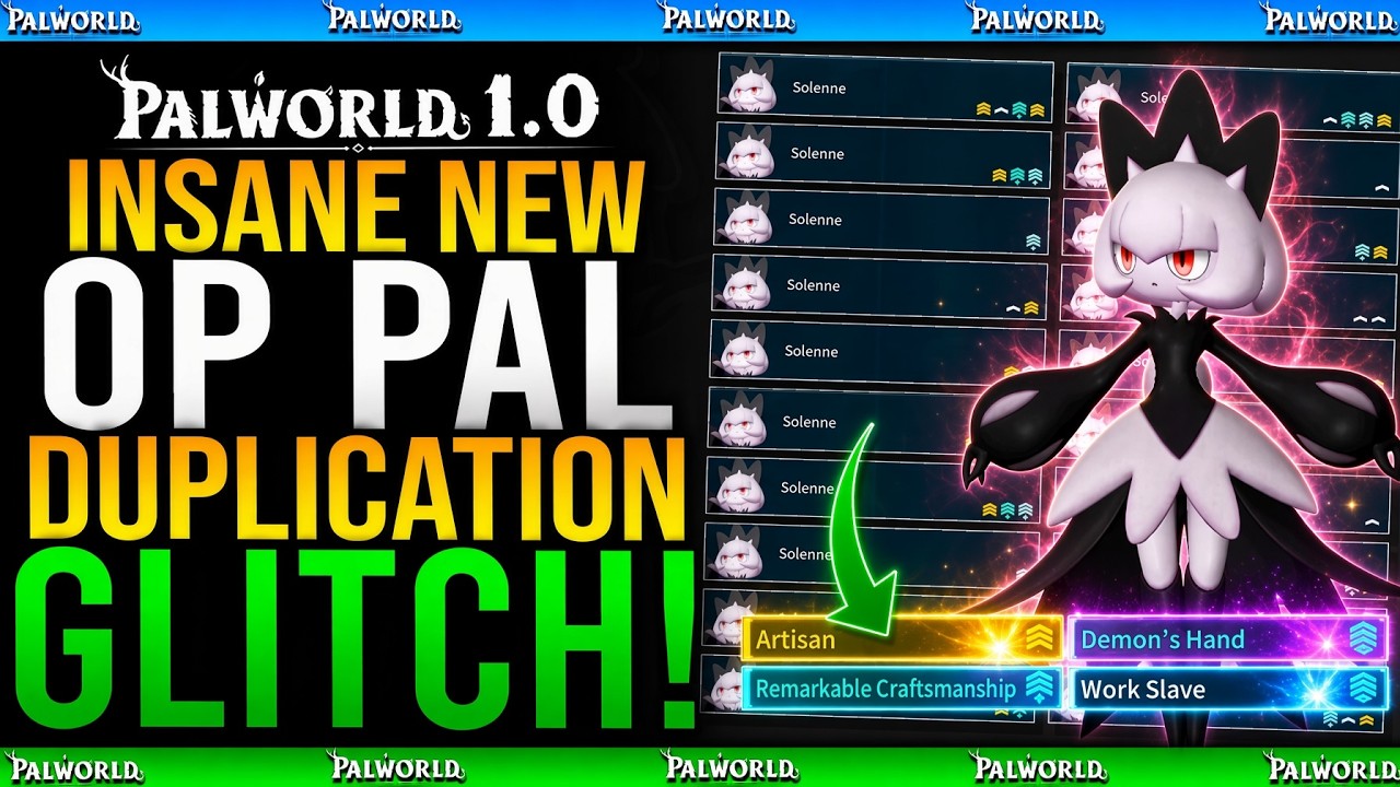 Thumbnail for Palworld: How To Duplicate Pals Glitch After Latest Patch Update v1.0.3 (Duplicattion OP Pals Guide)
