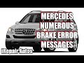 How To Fix Mercedes Brake Issues (Numerous Errors)