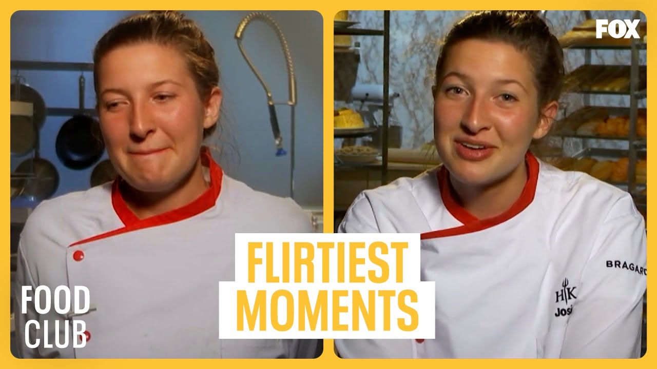 Josie's TOP FIVE Flirtiest Moments | Season 20 | Hell's Kitchen - YouTube