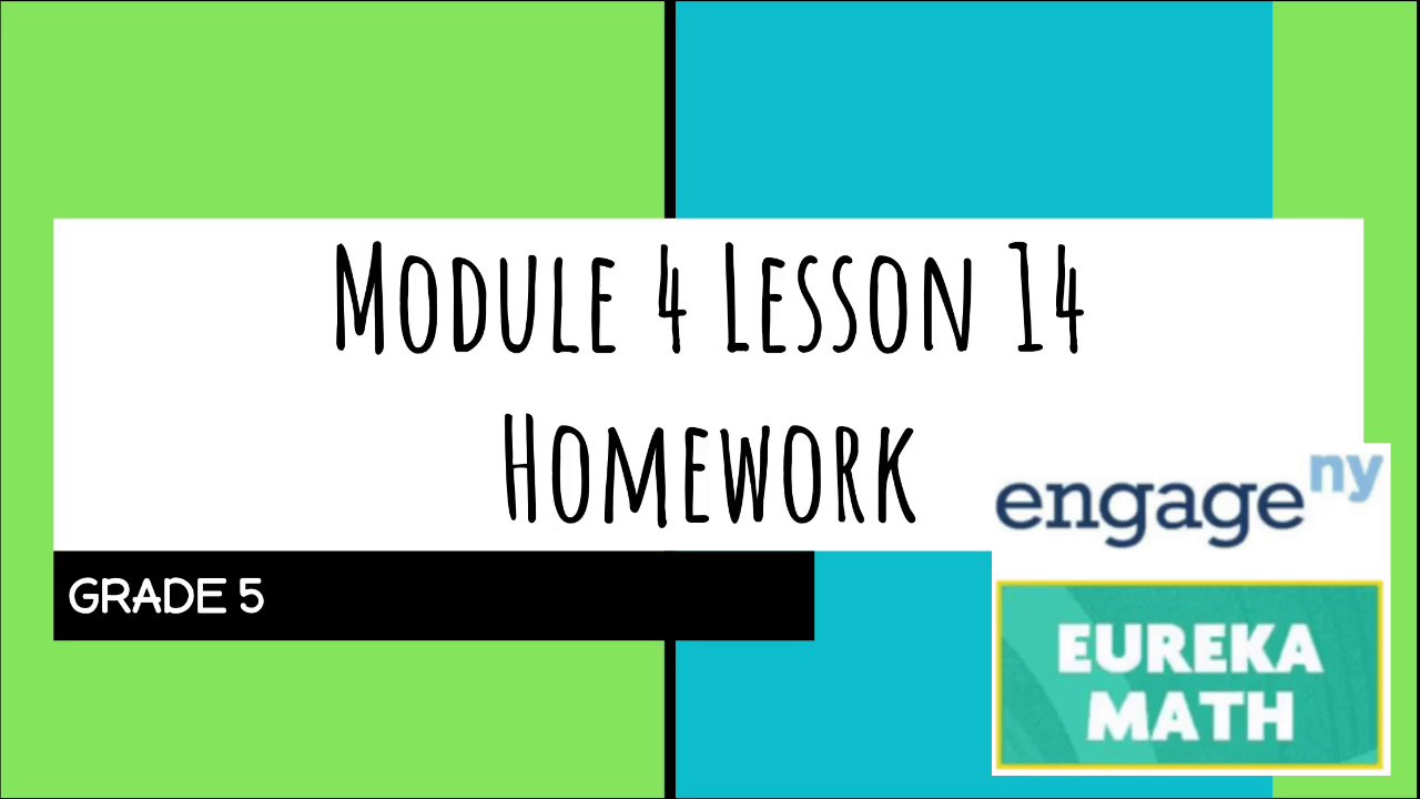 lesson 14 homework answer key grade 4