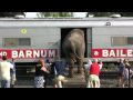 Ringling Brothers and Barnum & Bailey Circus Train at Hershey