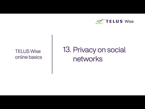 TELUS | Privacy on social networks