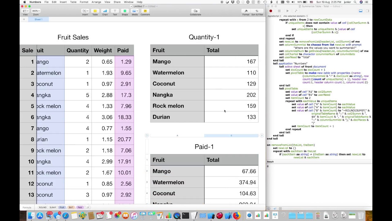 Pivot Tables In Numbers On Mac You