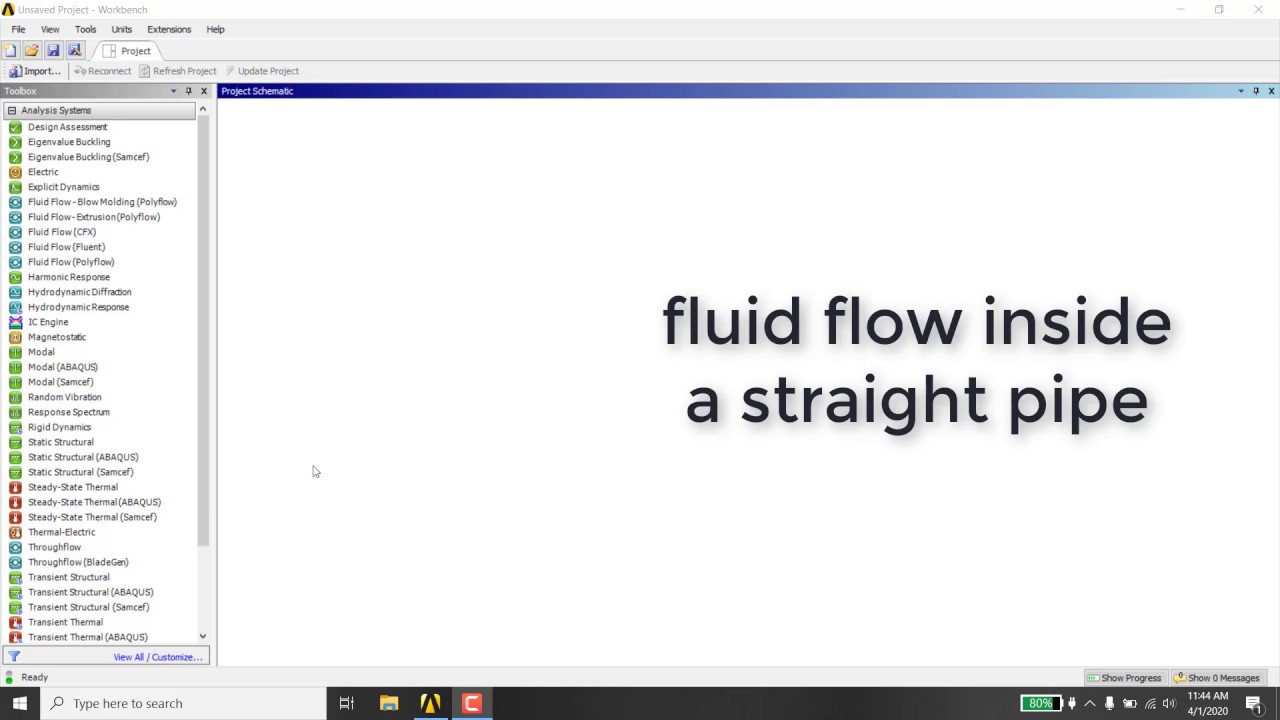 [Modeling the Pipe] - Simulate Fluid Flow in a Straight Pipe - ANSYS ...
