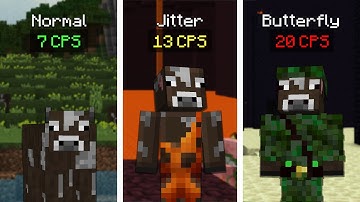 Normal Clicking VS Jitter Clicking VS Butterfly Clicking