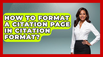How To Format A Citation Page In Citation Format? | Law School Prep Hub