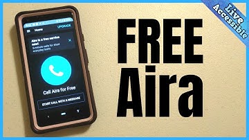 Use Aira for FREE! An App for the blind, visually impaired, and low vision! #LiveAccessible