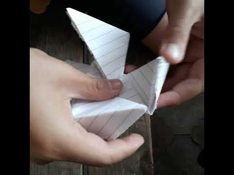 Қағаздан сурекен жасау - YouTube