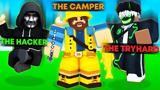 TYPES OF PLAYERS IN ROBLOX BEDWARS #2!