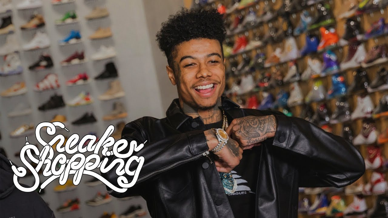 Blueface Goes Sneaker Shopping With 