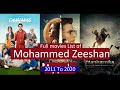 Mohammed zeeshan ayyub full movies list  all movies of mohammed zeeshan ayyub