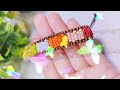 Cómo hacer un brazalete de mostacilla estilo original tutorial DIY