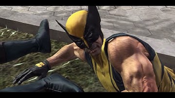 Spider Man Web of Shadows Rips Wolverine A Parts