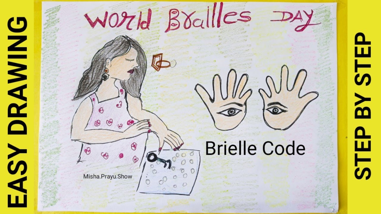 Learn To Draw Louis Braille