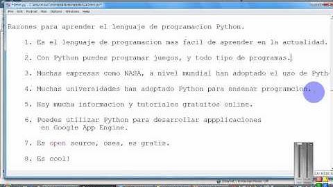 Aprendiendo a programar en Python  1 Intro