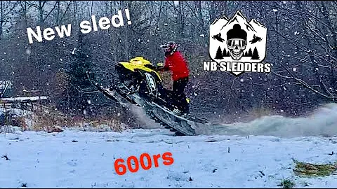 NEW SLED FIRST RIP!| 2018 600 rs