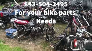 Motorcycle Dirt Bike Atv junk yard walk though. Need parts?