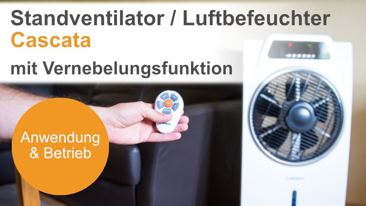 Standventilator Ionisator Und Lufbefeuchter Cascata Von Westinghouse Creoven Tv Produktvideo Youtube