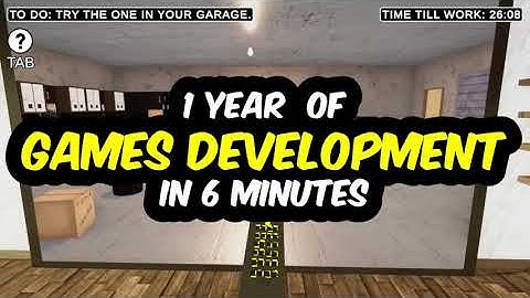 1 год изучения разработки игр за 6 минут