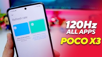 Force 120Hz on All Apps & Games | POCO X3 Refresh Rate Fix