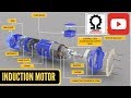 Induction Motor Construction (Squirrel Cage Rotor)