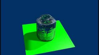 studies about fluid simulation, Test 6