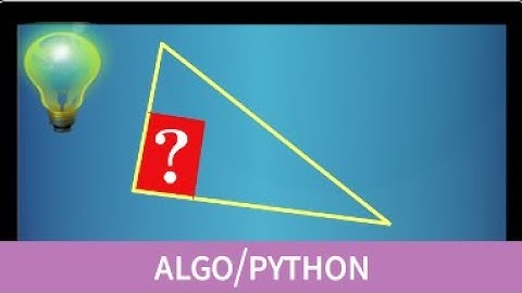 Écrire un programme en Python pour savoir si un triangle est rectangle • Condition if ... or ...
